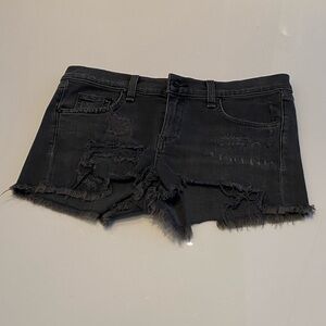 Rag & Bone Charcoal Jean Shorts
